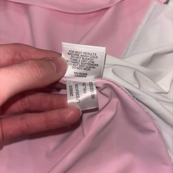 Peter Millar US Open Performance Pullover Hoodie –Pink, White & Navy –Size Large - Picture 14 of 15